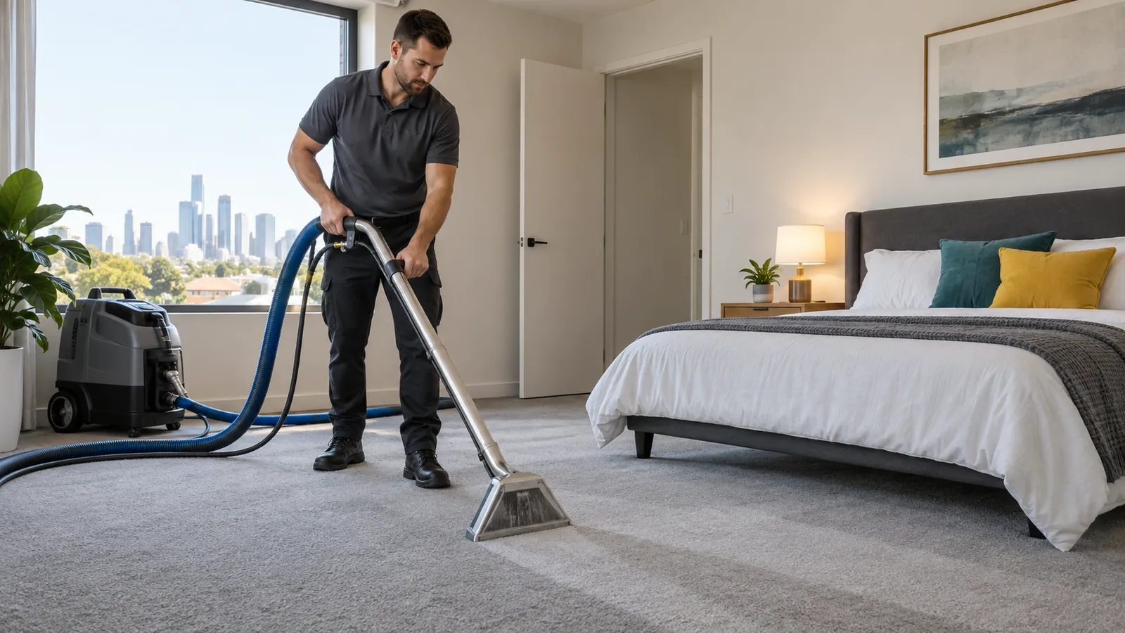 Carpet cleaning Melbourne cost by rooms, fibre, stains and method