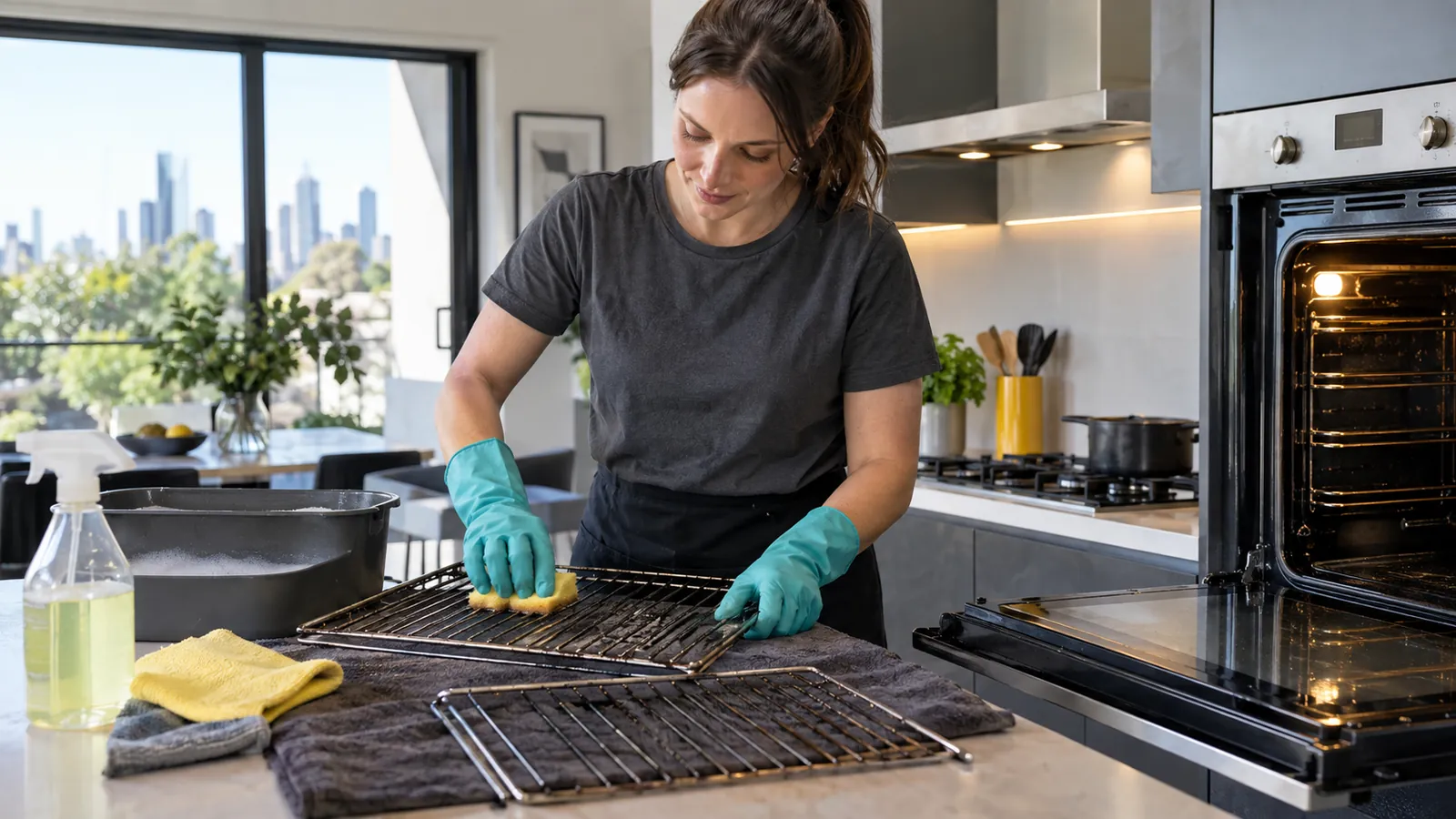 Oven and kitchen grease cleaning Melbourne